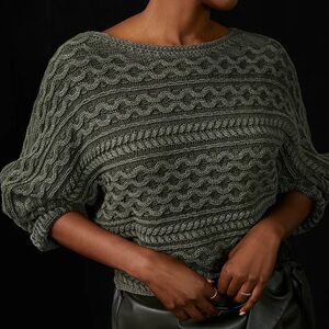 Pilcro Anthropology Micro Fisherman Sweater - Size XS